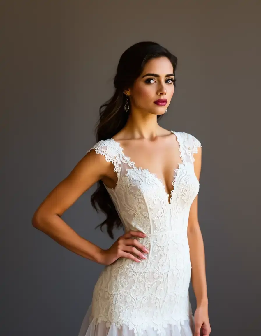 Lace Evening Dress dentelle soirée