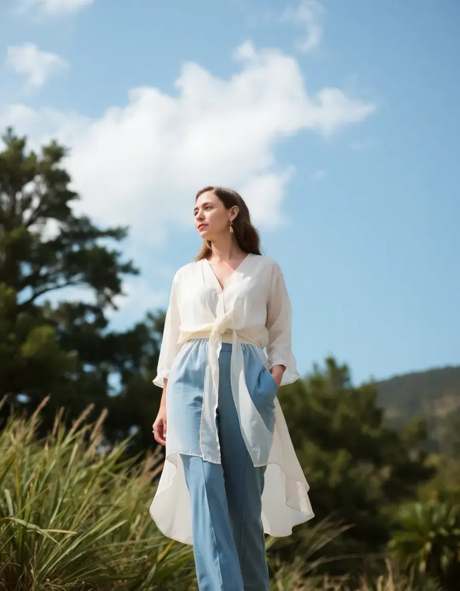Chiffon Tenue Femme mousseline