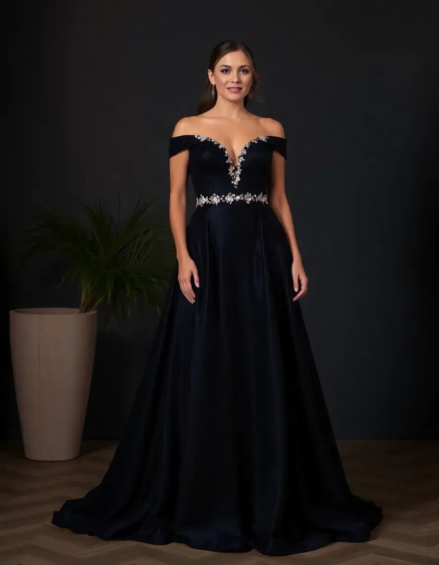 Evening Plus Size Gown robe de soirée