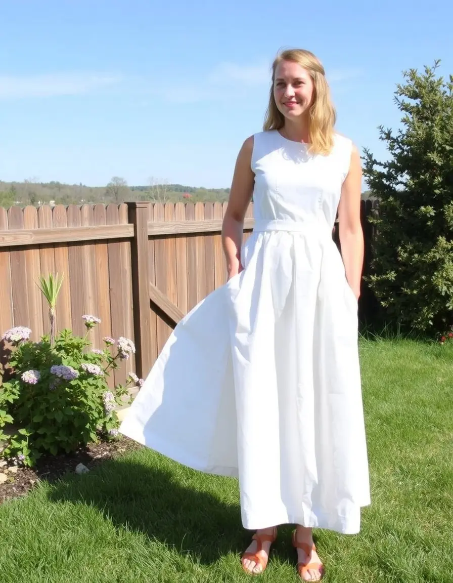 Simple A-Line Dress Pattern - Patron robe trapèze