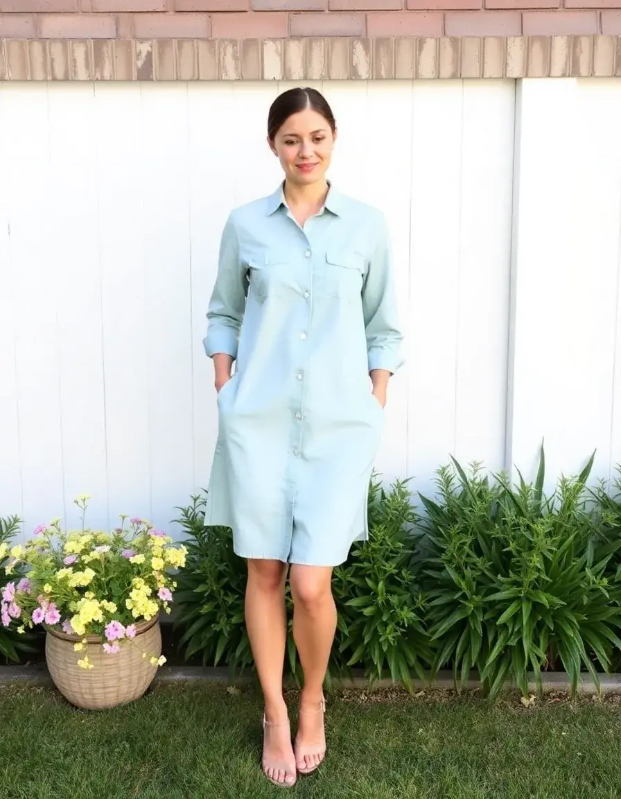 Shirt Dress Pattern - Patron robe chemise