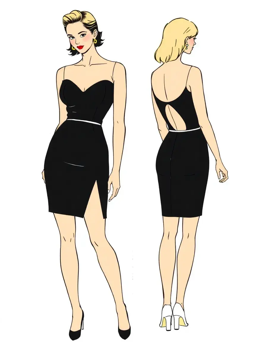 Cocktail Dress Pattern - Patron robe de cocktail