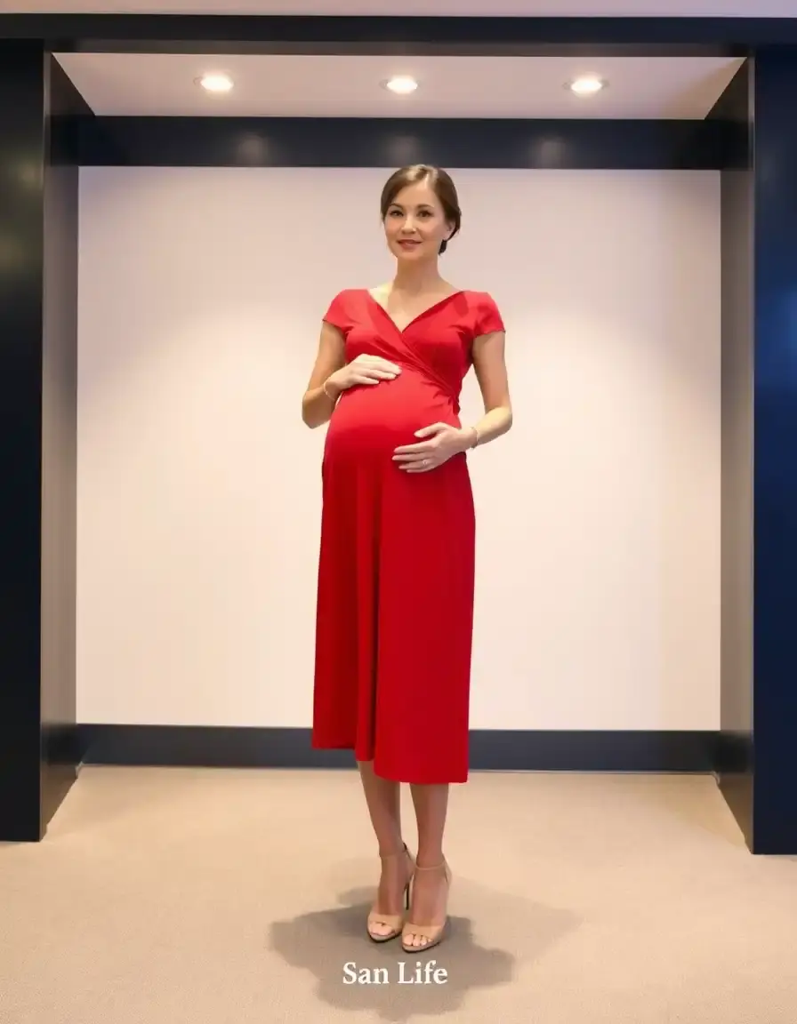 Robe de soirée allaitement élégante