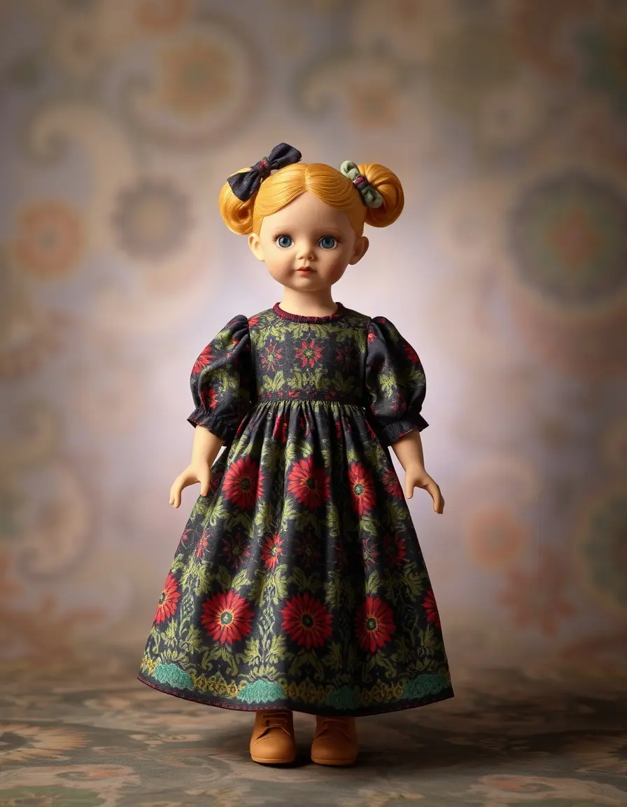 Robe babydoll à motifs originaux