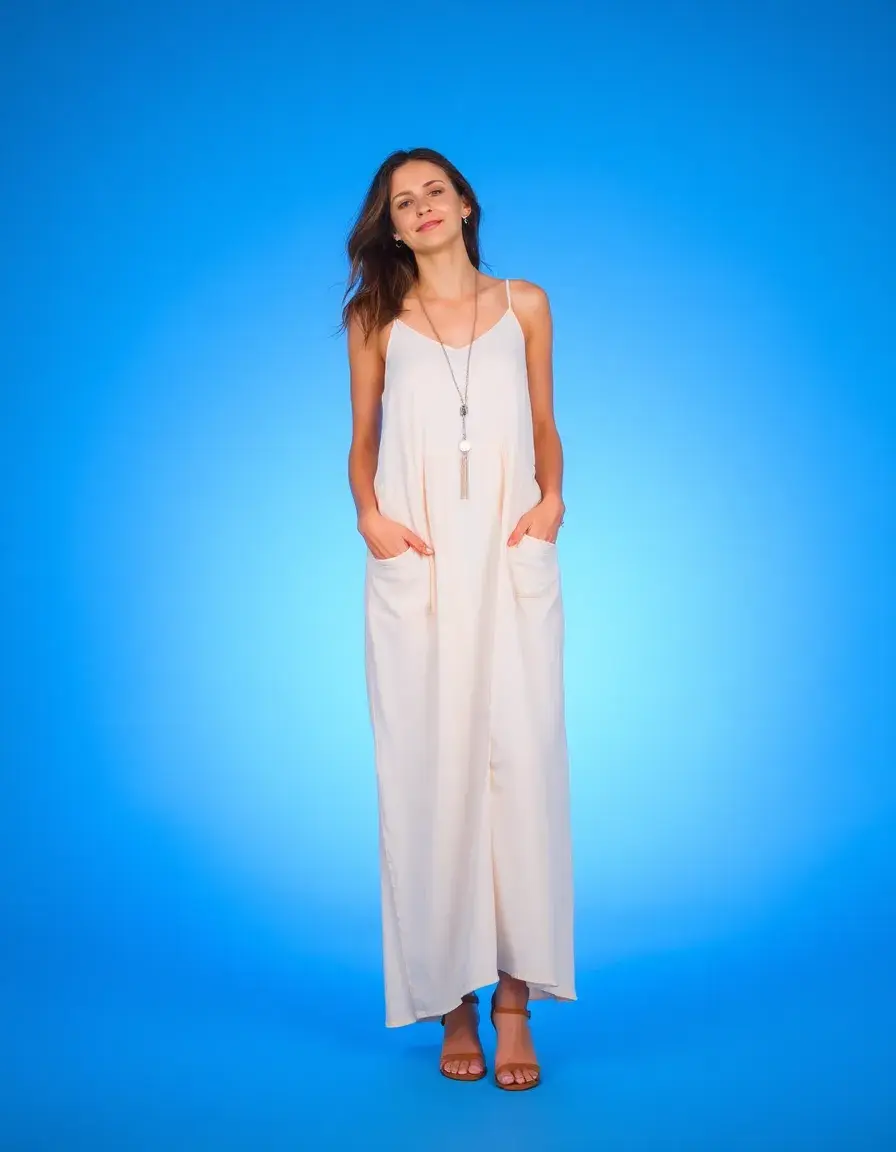 Robe maxi casual longue