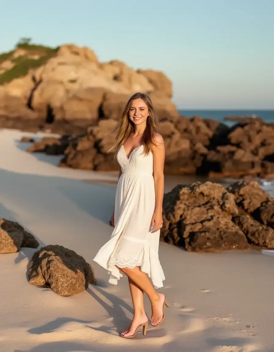 Robe courte mariage pour la plage
