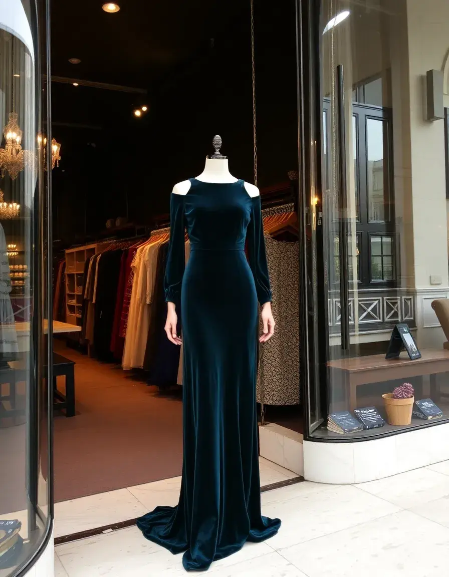 Store Velvet Dress