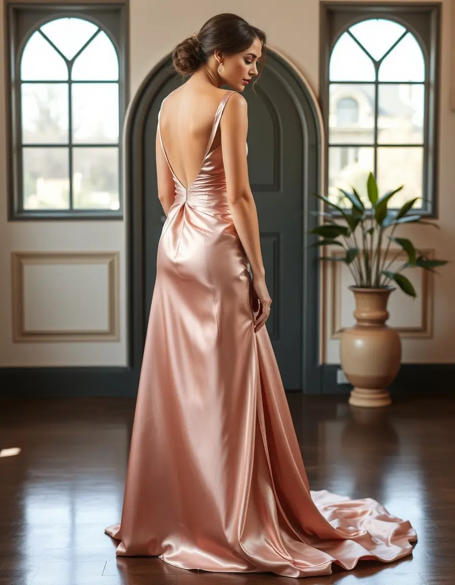 Satin Bridesmaid Dress