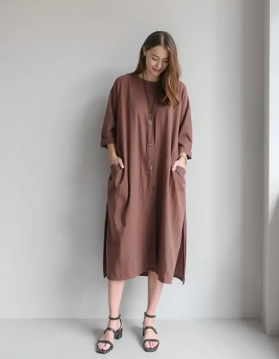 Shift Straight Dress