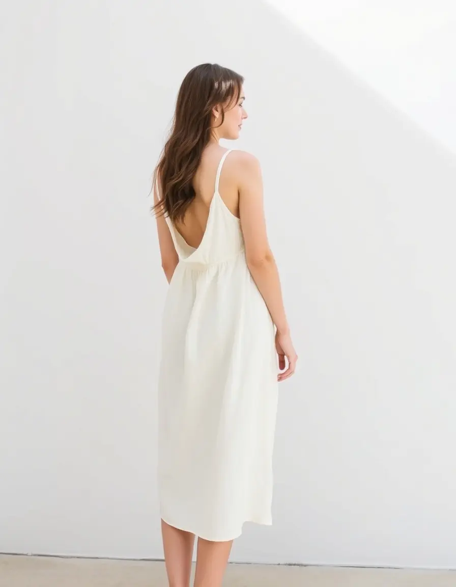Robe en lin respirante été