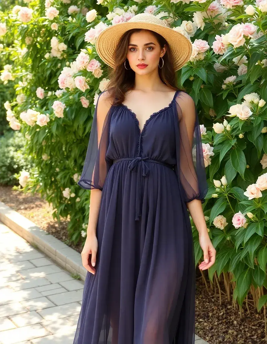 Chiffon Habillee Dress - Robe en mousseline fluide