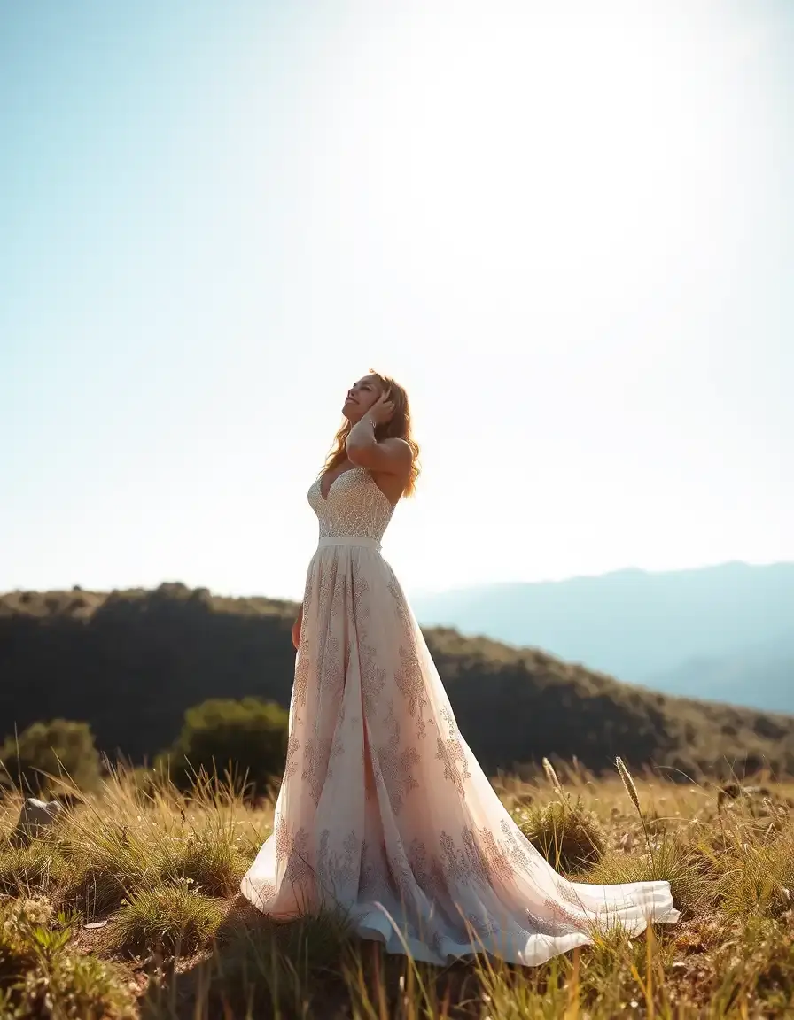 Robe princesse style bohème