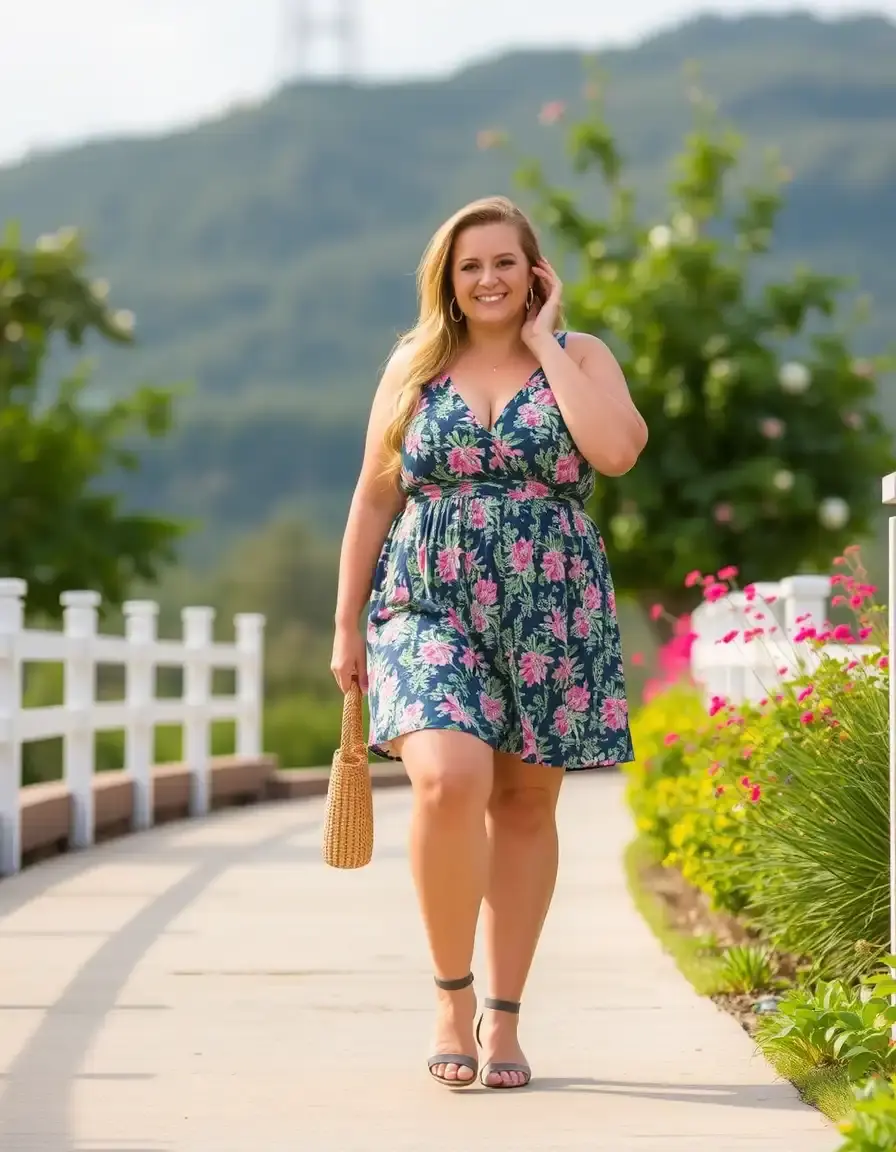 Robe décontractée grande taille pour femme