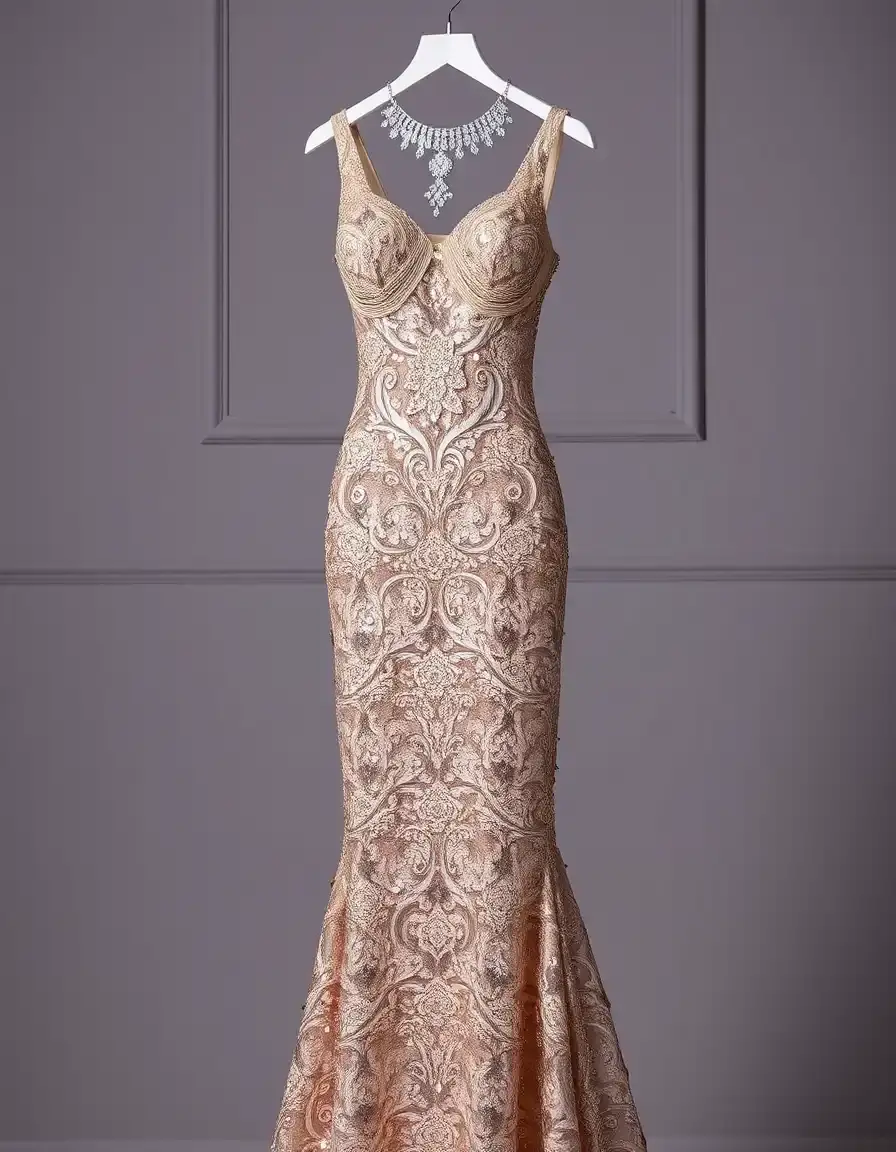 Robe à sequins soirée mariage scintillante