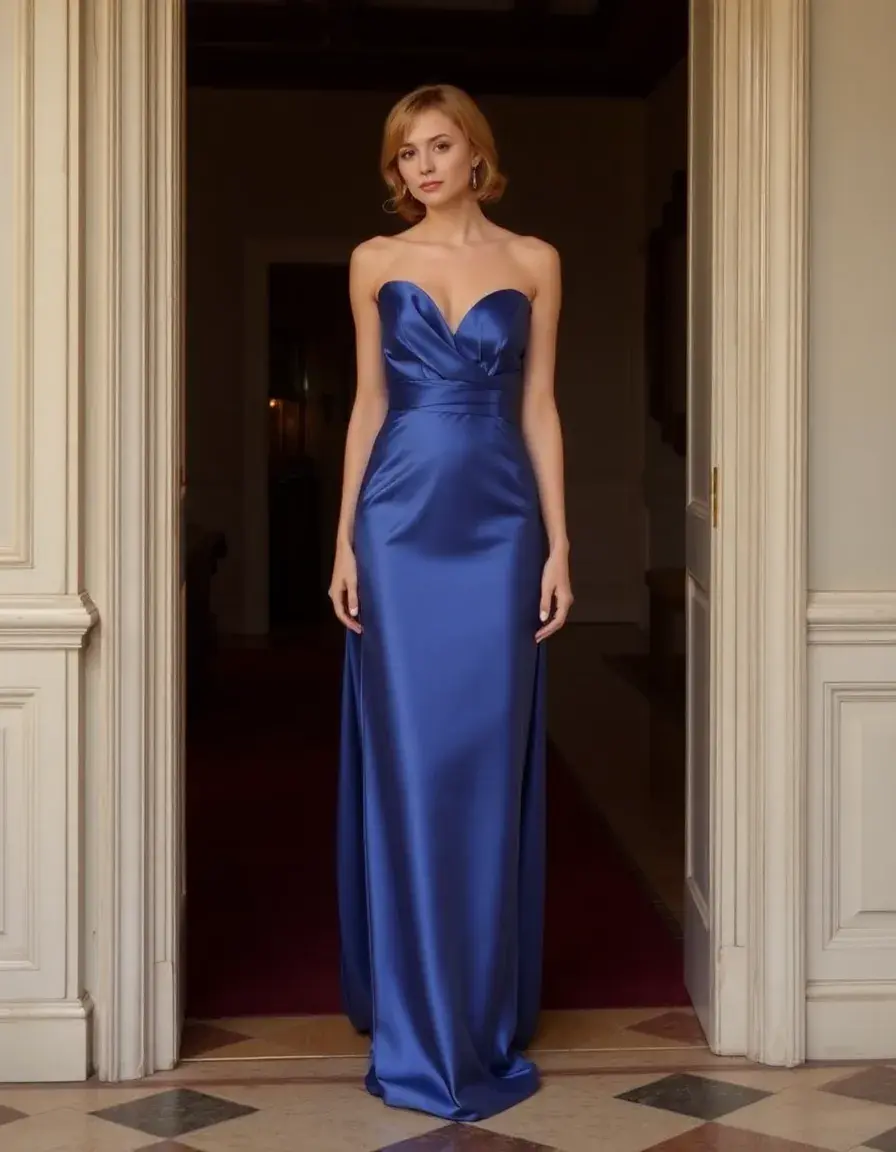 Satin Bride Soiree Dress