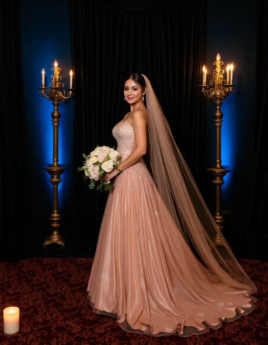Velvet Mariée Gown