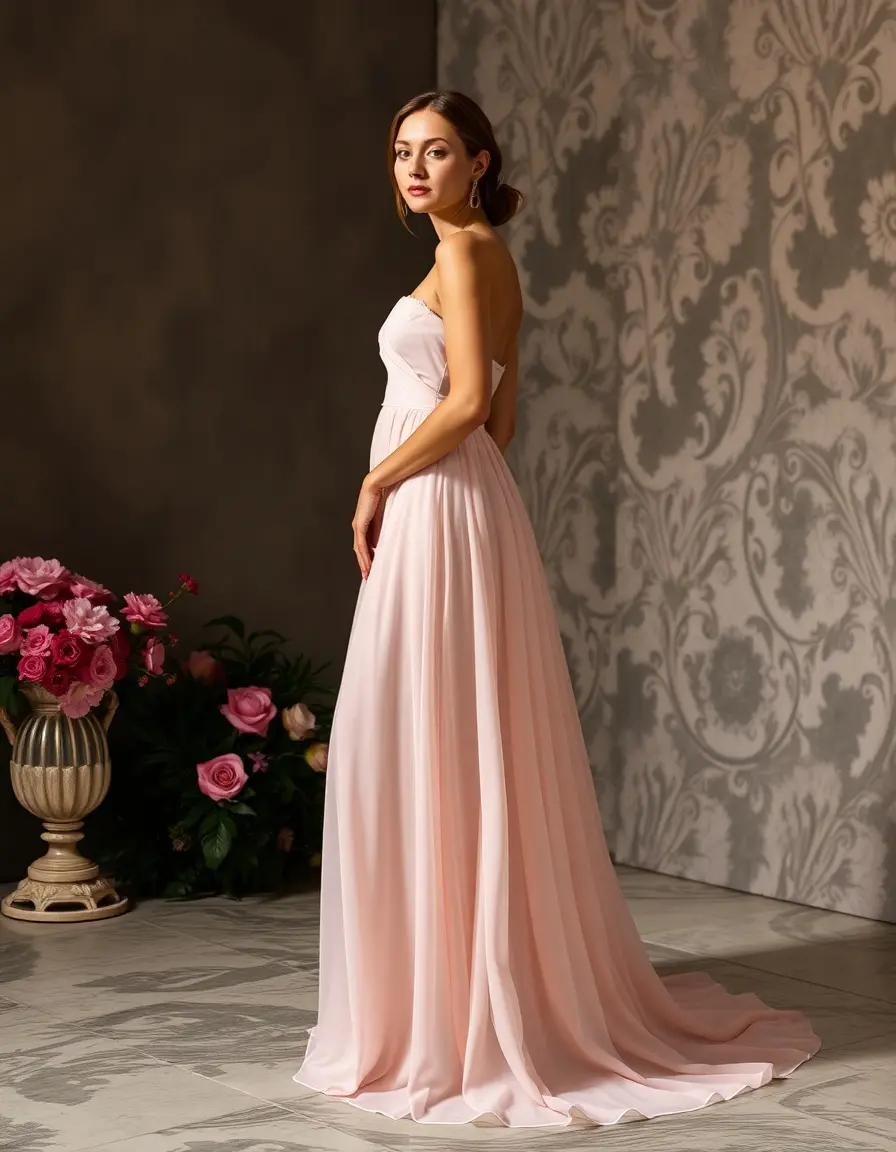 Chiffon Evening Bride