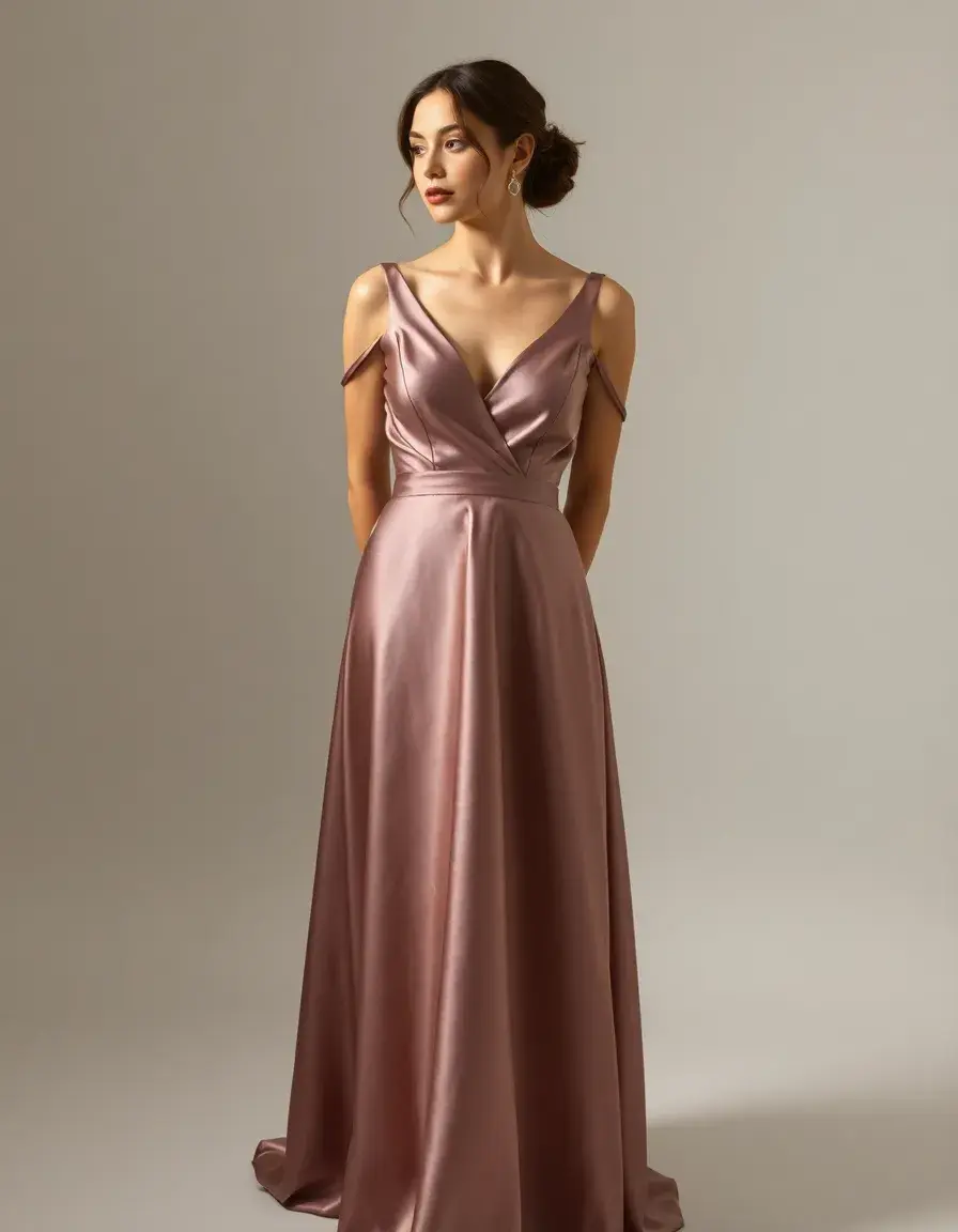 Satin Mother Dress