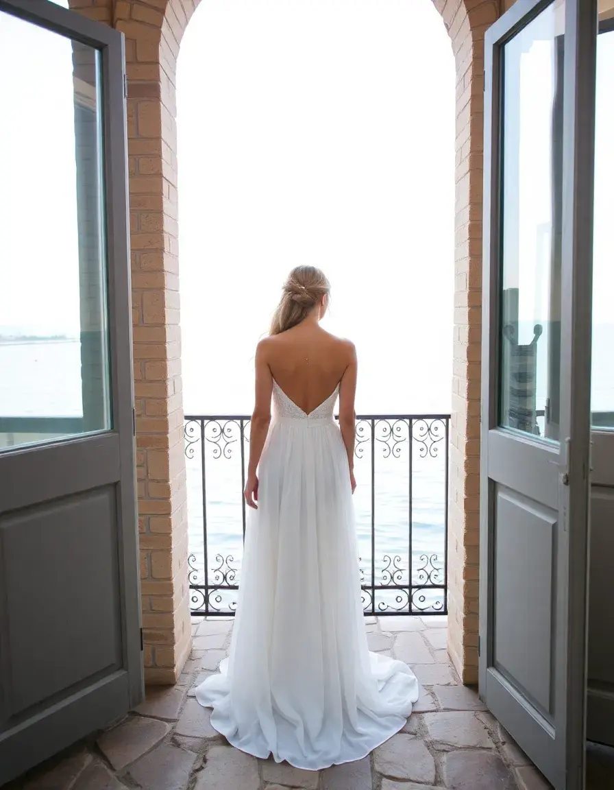 Robe mère de la mariée chic moderne
