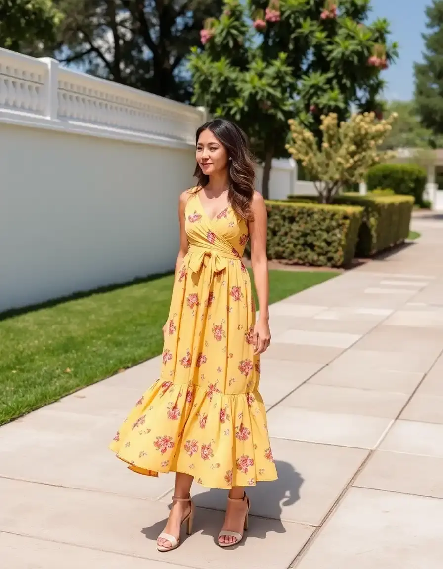Robe longueur midi maman mariée