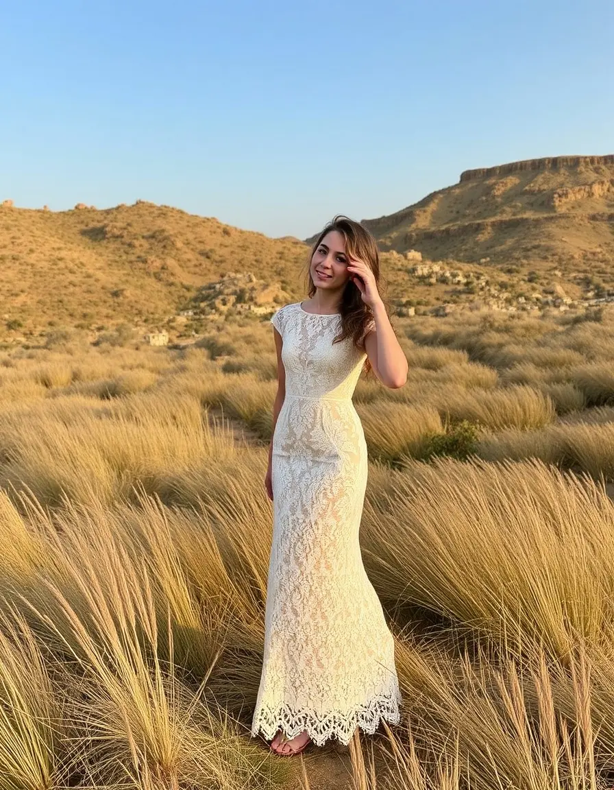 Robe Noël femme en dentelle