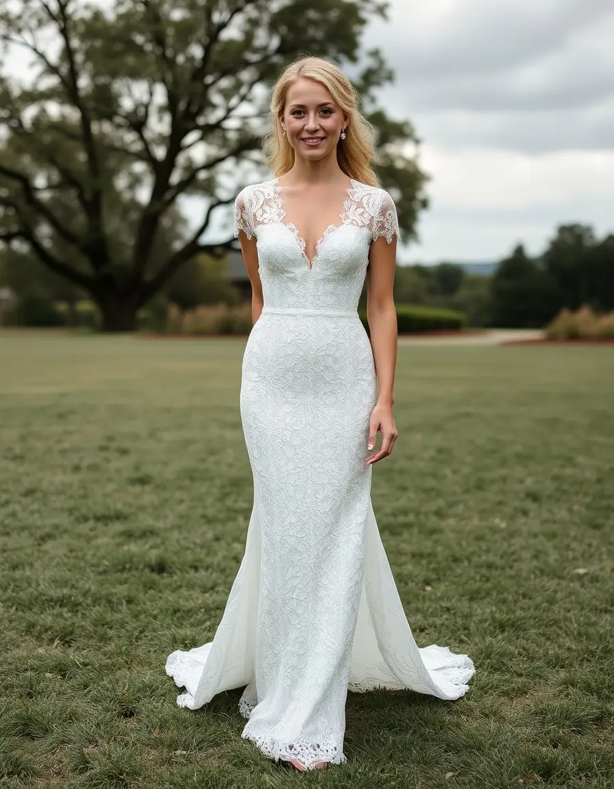 Lace Ceremonie Gown - Robe en dentelle pour mariage