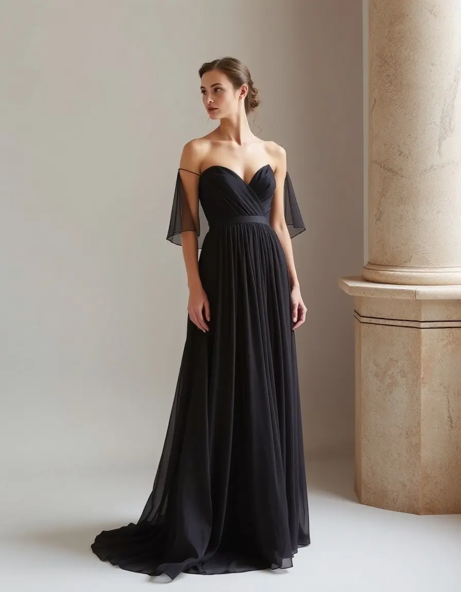 Chiffon Pour Ceremonie - Robe légère en mousseline
