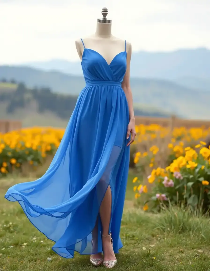 Chiffon De Mariage Dress - robe mousseline cocktail