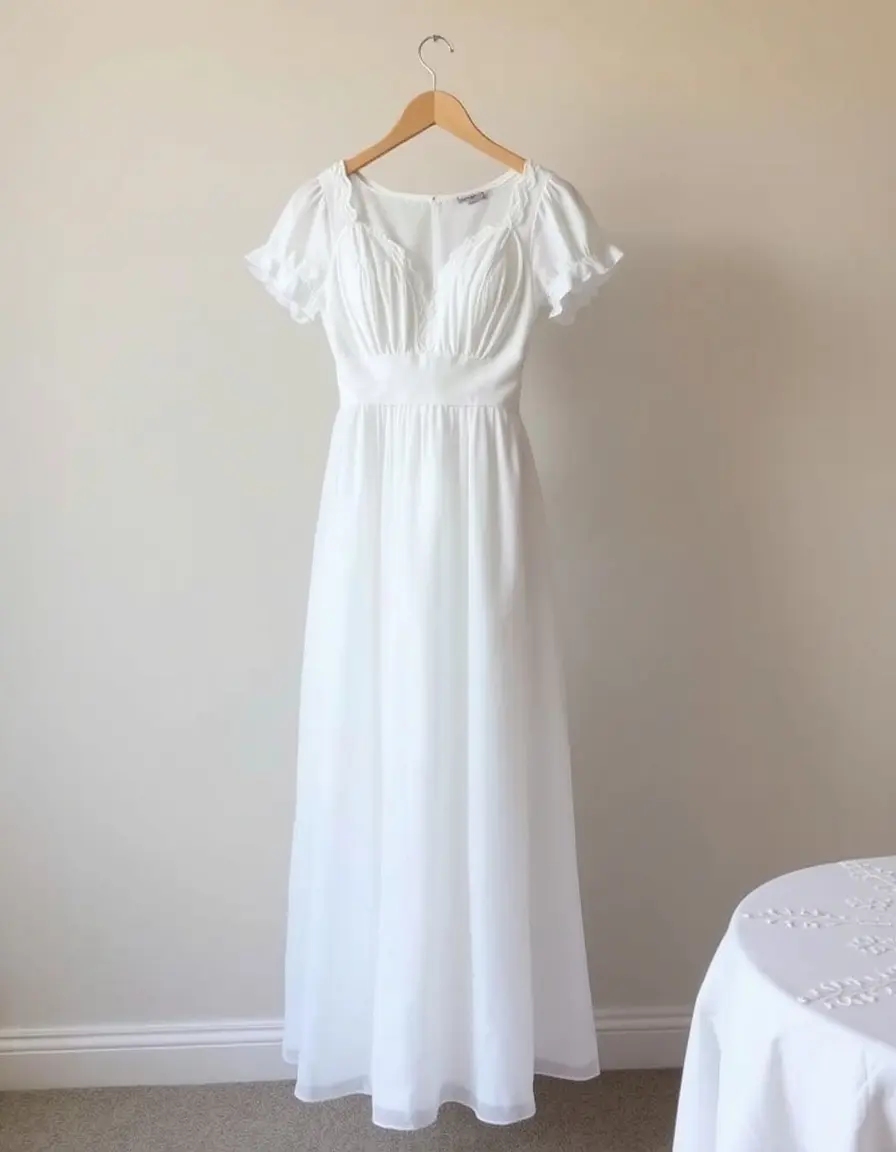 Robe simple et chic pour baptême