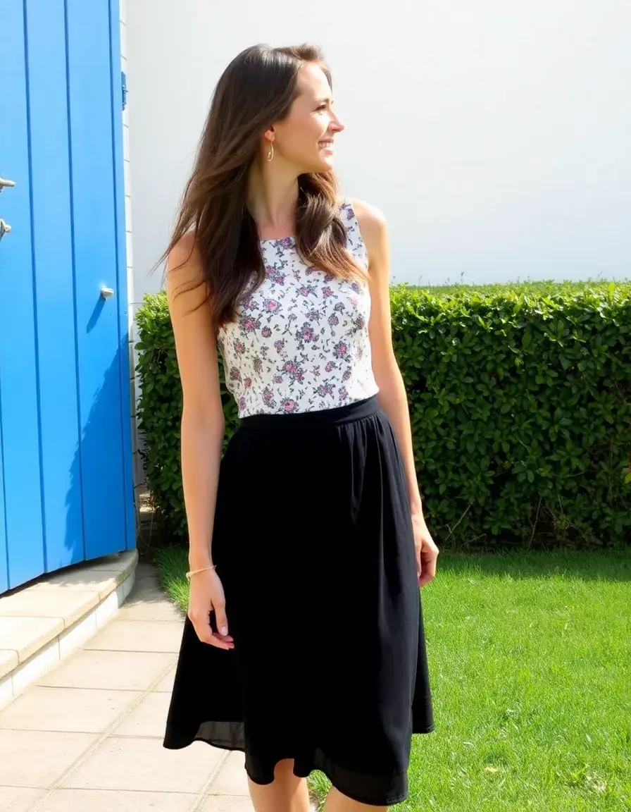 Robe midi chic pour silhouette ronde