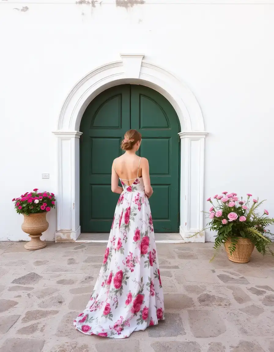 Floral Invitée Gown