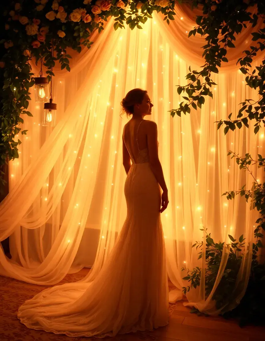 Robe en dentelle pour soirée
