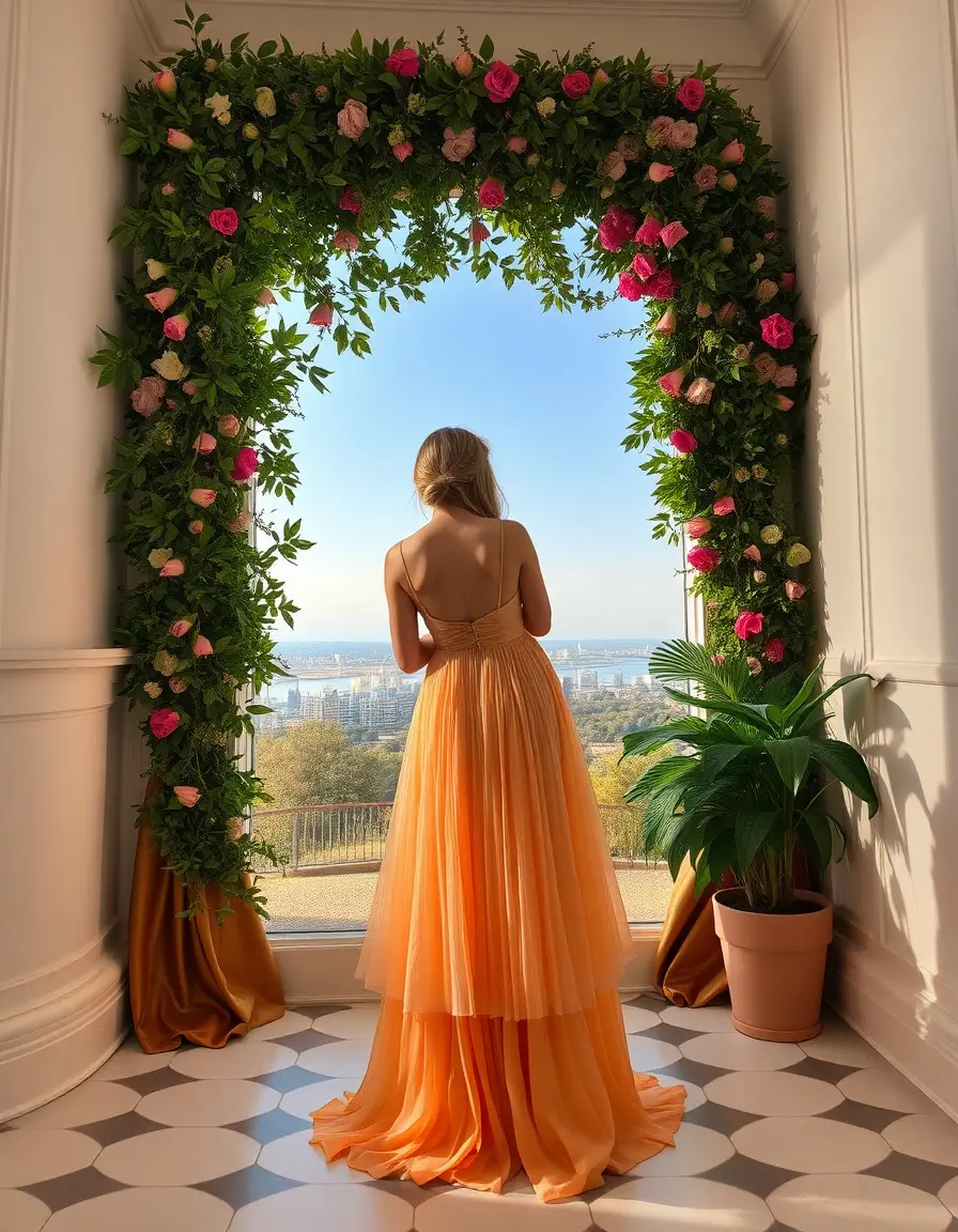 Robe en mousseline légère