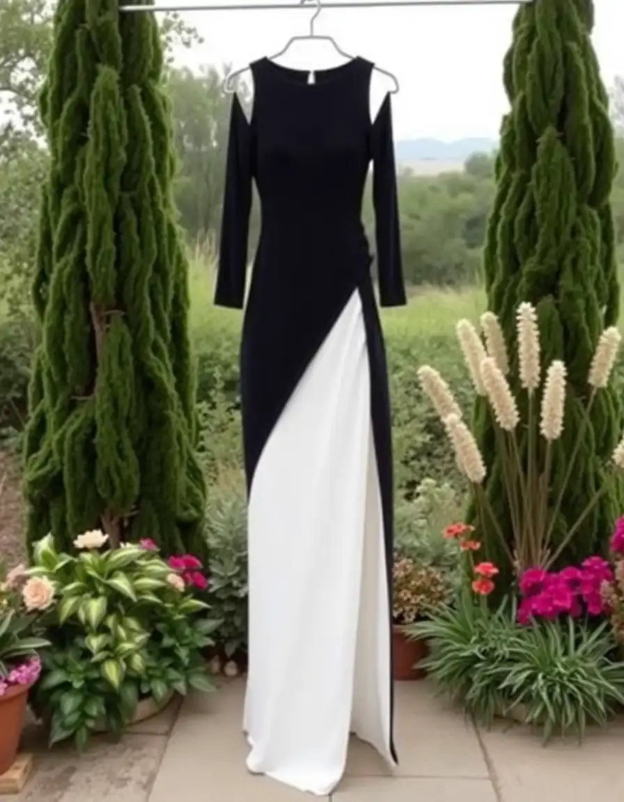 Robe moderne asymétrique mariage