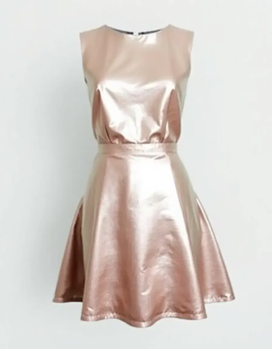 Short Cocktail Dress métallique chic