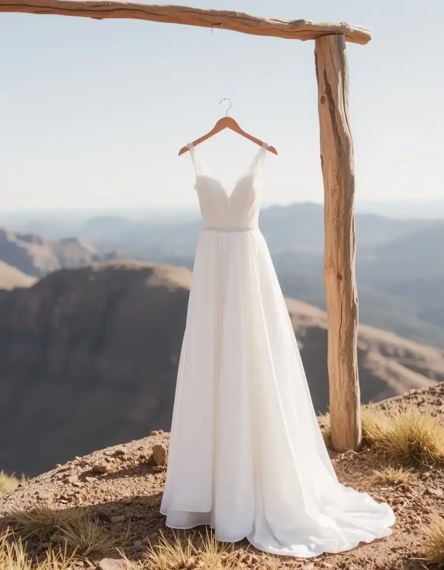 Robe de mariée coupe A-line abordable