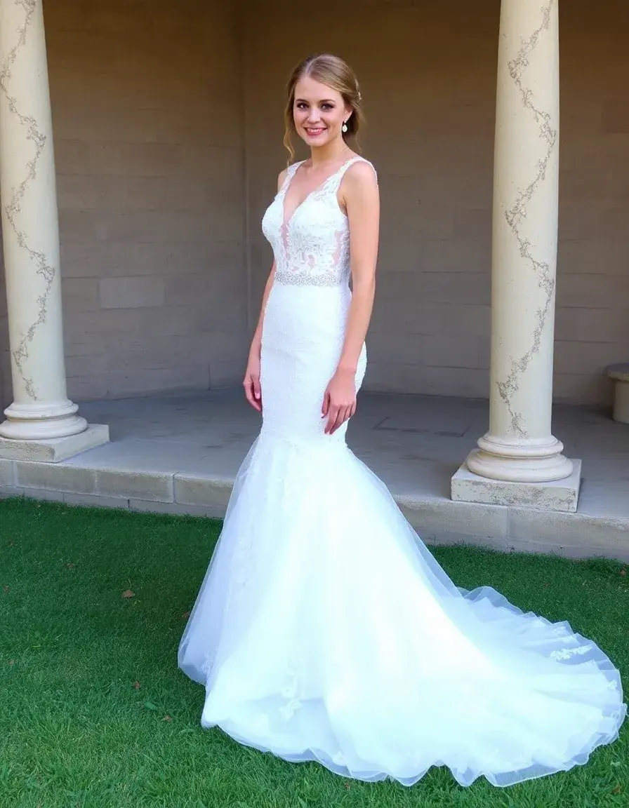 Robe de mariée sirène sexy et pas cher