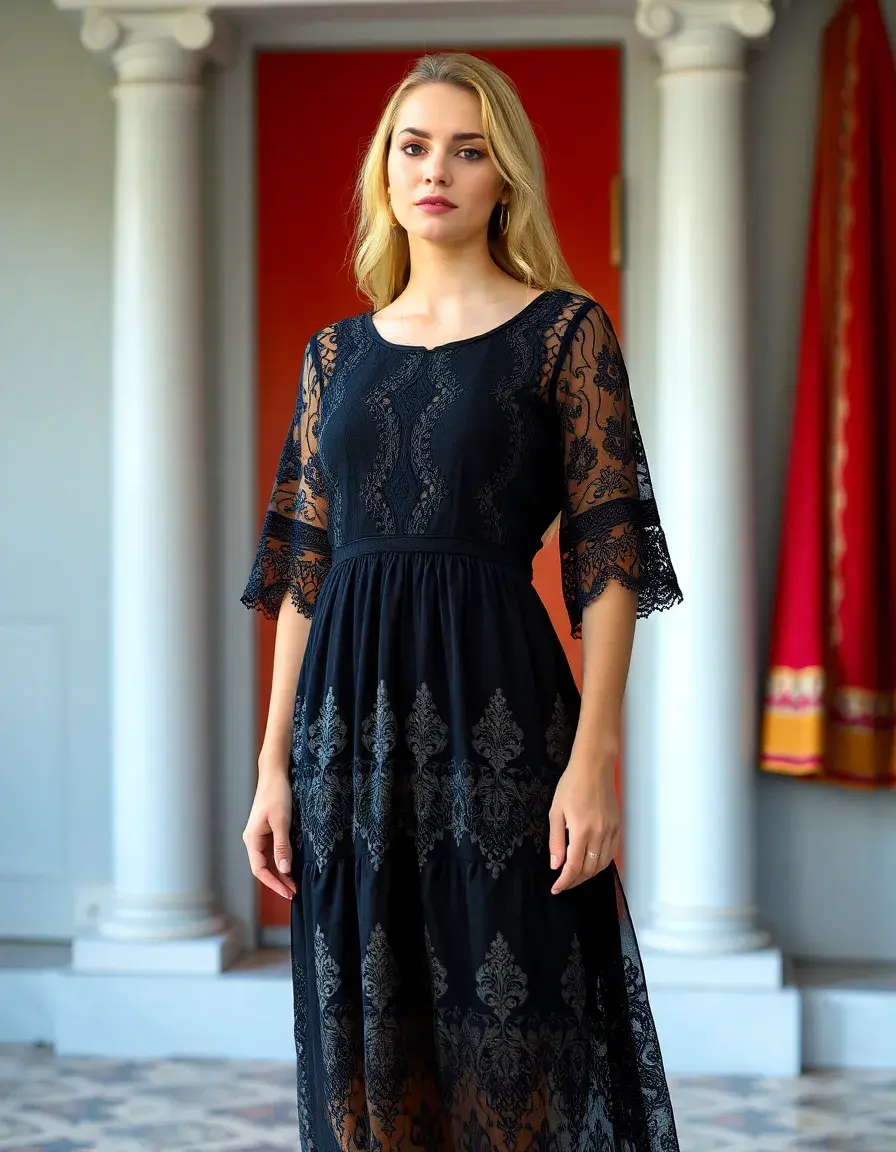 Lace Kabyle Dress