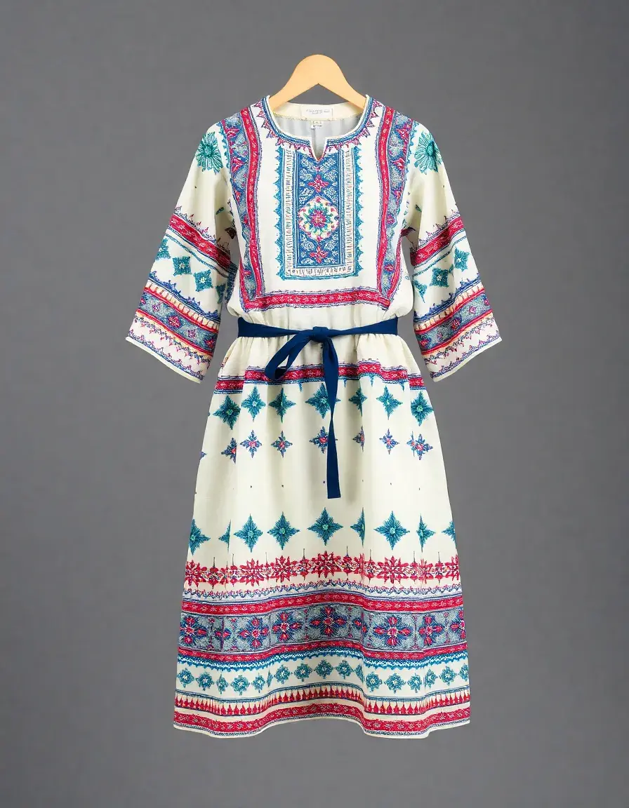 Printed Kabyle Dress