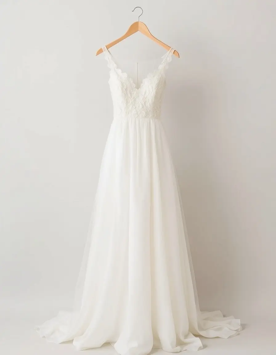 Robe de mariée simple et chic