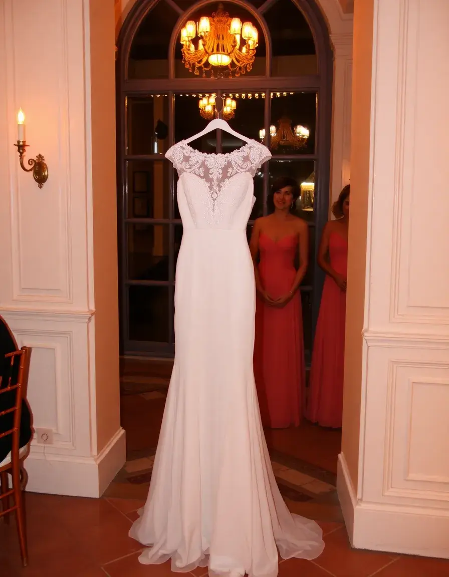 Robe mariée pour réception post-mariage élégante