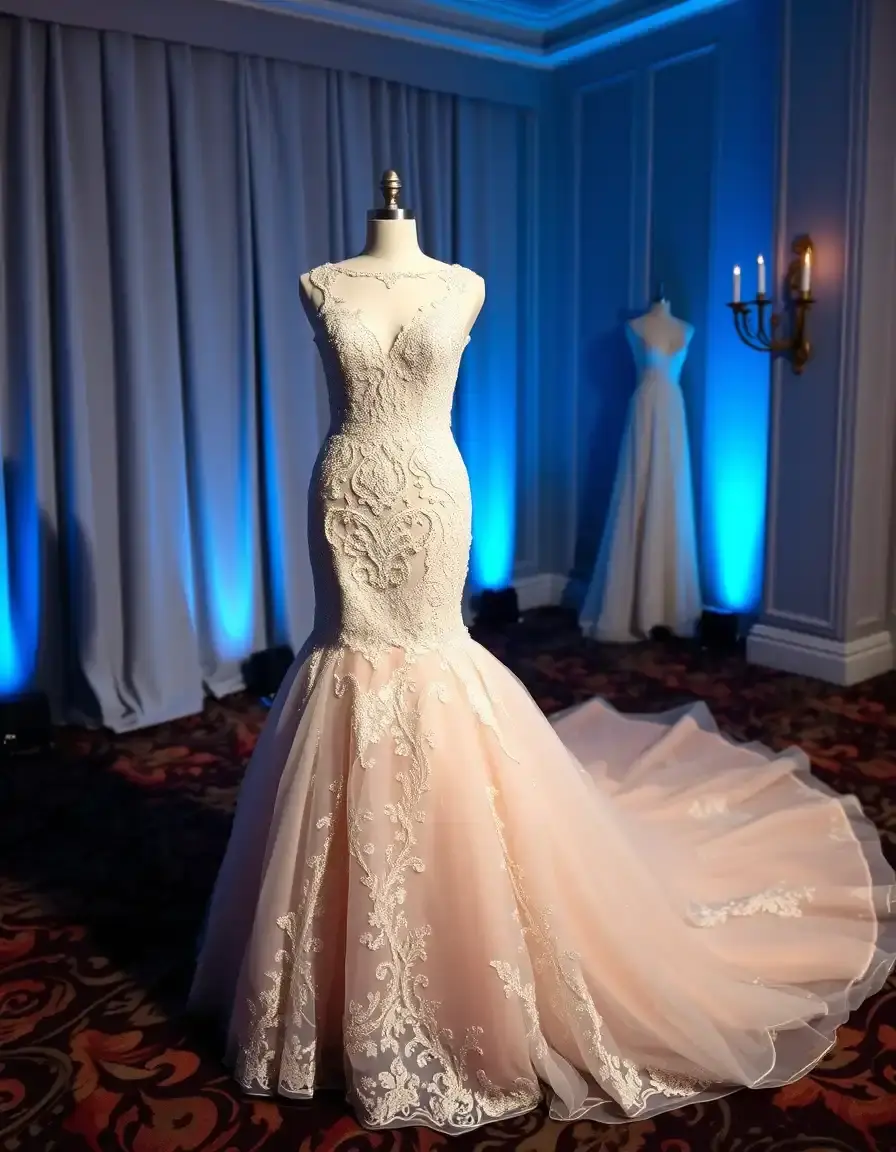 Robe de soirée formelle longue et élégante
