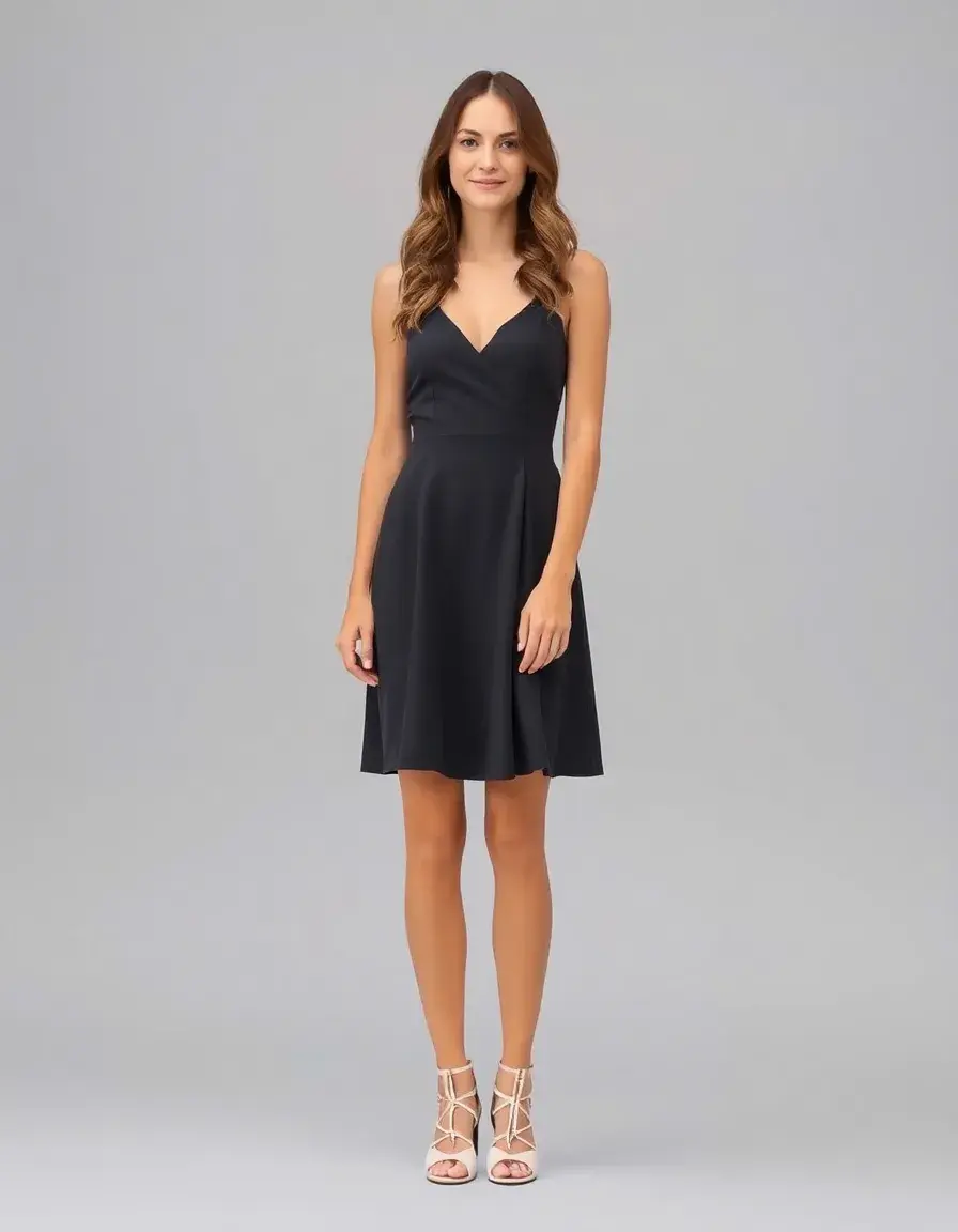 Robe courte longueur genou