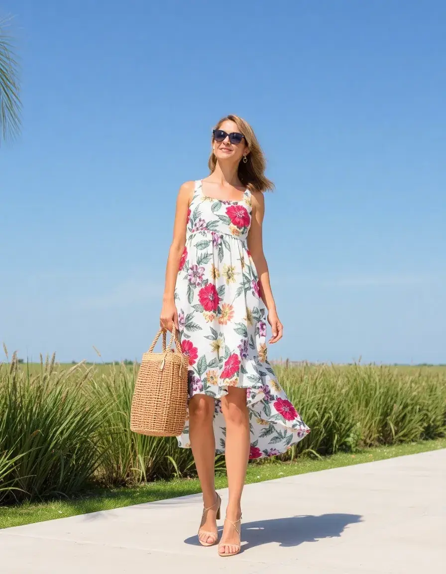 Robe d'été imprimée originale