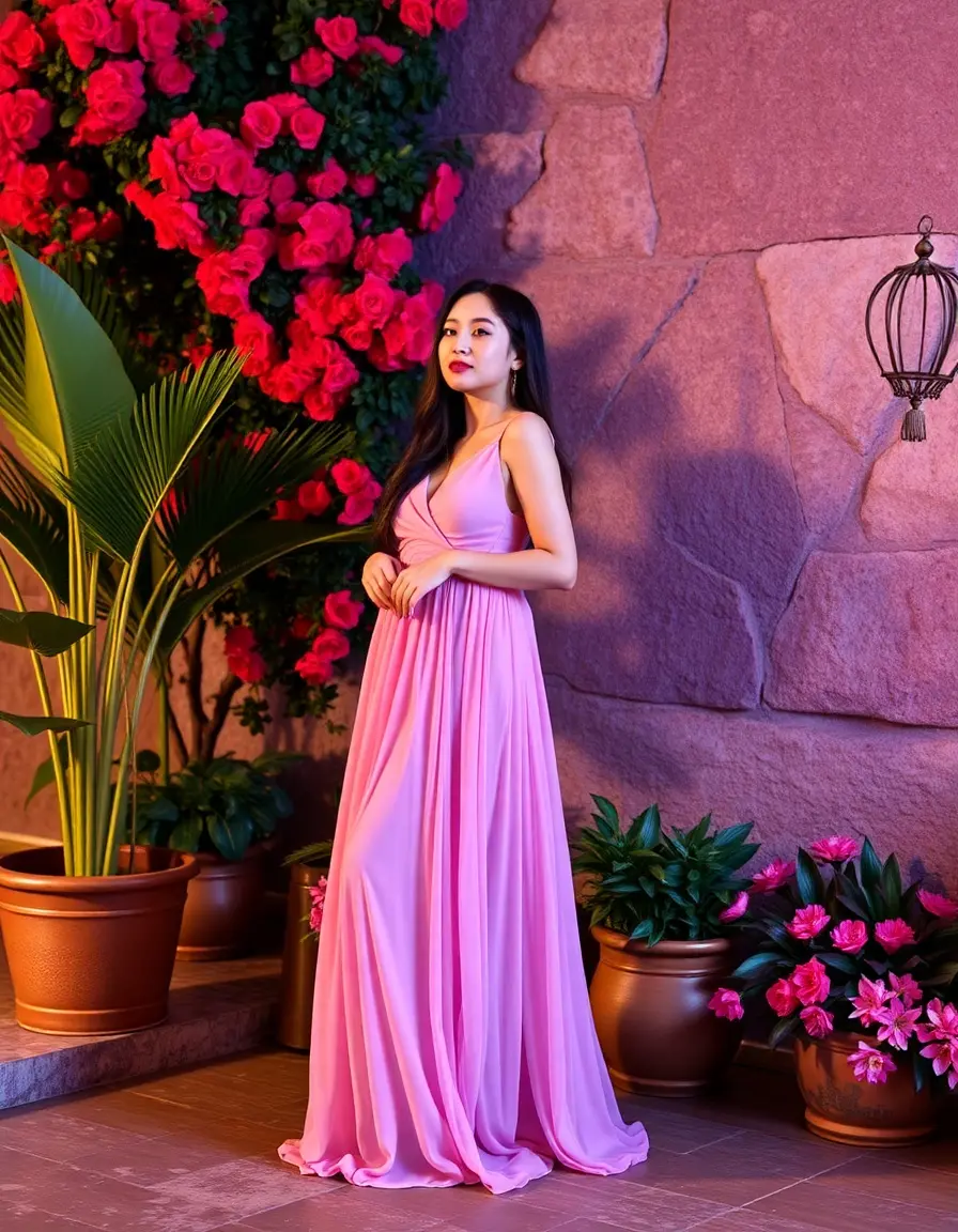 Chiffon Long Dress vaporeuse