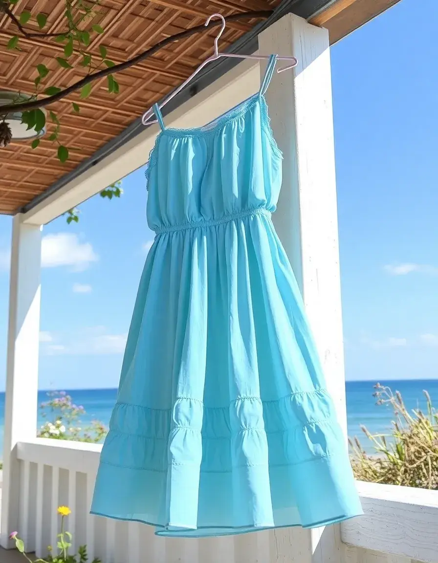 Robe d'été légère et fleurie