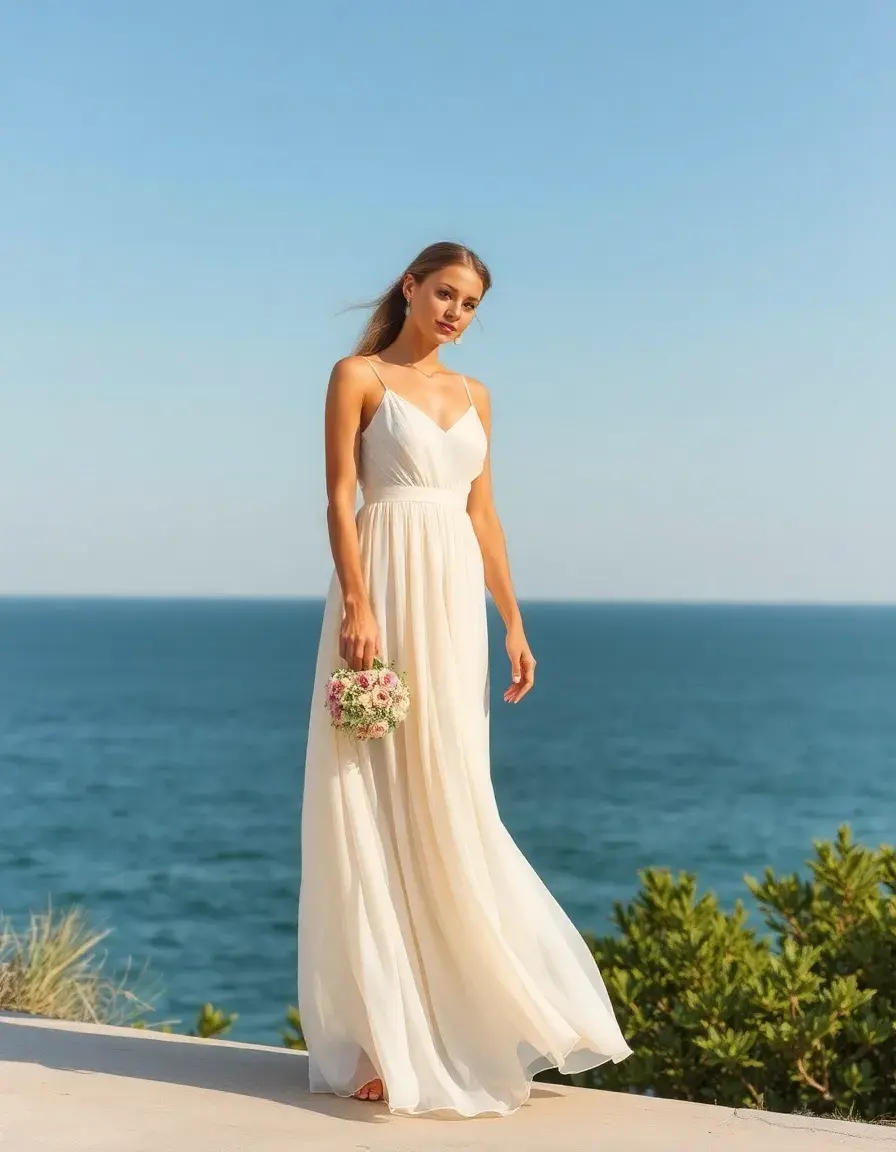 Robe midi élégante pastel pour été 2025