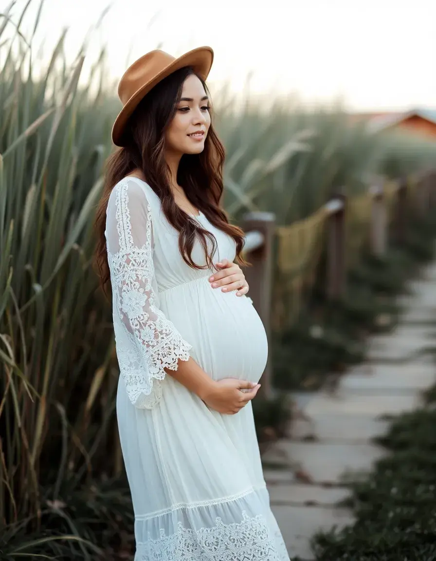 Boho Maternity Dress robe grossesse bohème